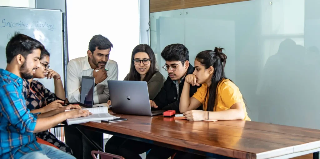 Times of design students studying